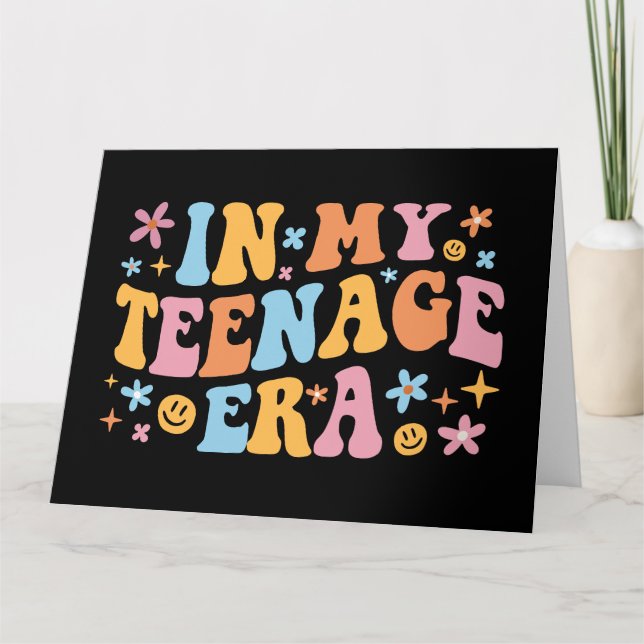 Tarjeta En mi era adolescente I (Anverso)