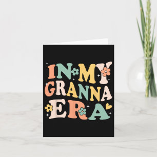 Tarjeta En Mi Era de Abuela Divertida Sarcástica Groovy Re