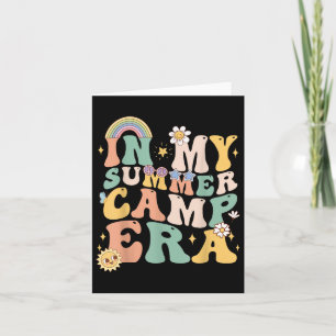 Tarjeta En Mi Era De Campamento De Verano, Un Curso De Ver