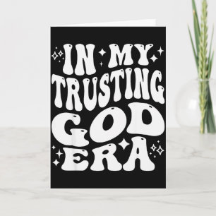 Tarjeta En Mi Era de Confiar en Dios, Religioso, Fe Cristi