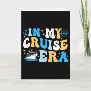 Tarjeta En Mi Era de Crucero Crucero Familiar Vacaciones C