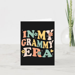 Tarjeta En Mi Era de Grammy Divertido Sarcástico Groovy Re