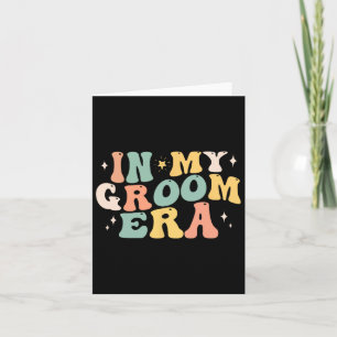 Tarjeta En mi era de Groom, Boda del partido Bachelor Enga