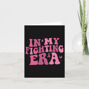 Tarjeta En mi era de lucha, guerrero del cáncer de mama 1