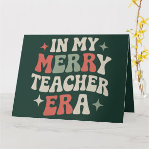 Tarjeta En Mi Era de Maestra Regalo de Vida de Maestra de 