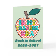 En Mi Era De Maestra Retro Manzana Regreso A Clase