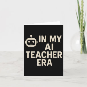 Tarjeta En Mi Era De Maestros Ai De Vuelta A La Escuela