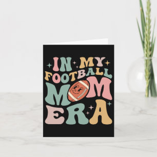 Tarjeta En Mi Era de Mamá de Fútbol Divertido Retro Hallow