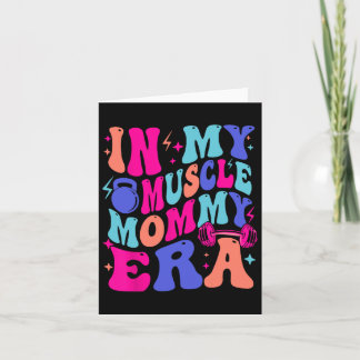 Tarjeta En Mi Era De Mama Musculosa Gimnasio Mamá Día De L