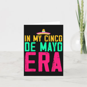 Tarjeta En mi era de nachos de fiesta promedio del cinco d