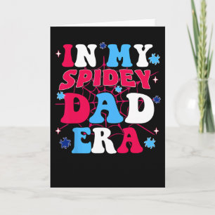 Tarjeta En Mi Era de Papá Spidey Groovy Estilo Divertido R