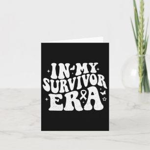 Tarjeta En mi era de sobrevivientes, el cáncer de mama de 