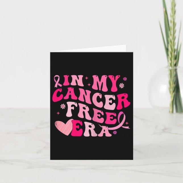 Tarjeta En mi era libre de cáncer, encuesta de conciencia  (Anverso)