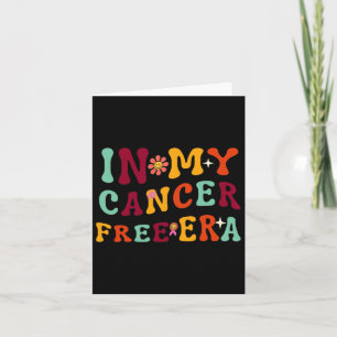 Tarjeta En mi era libre de cáncer, sobreviviente de cáncer