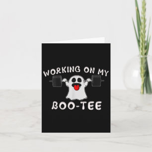 Tarjeta En mi gimnasio Boo Tee Halloween Ghost