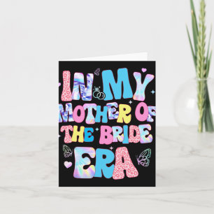 Tarjeta En Mi Madre De La Novia Groovy Bachelorette
