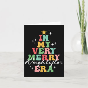 Tarjeta En mi muy feliz era de Weightlifter, los Navidades