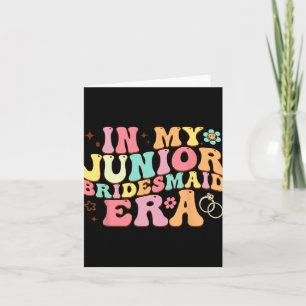 Tarjeta En mi niñera de novias Groovy Bride Boda E