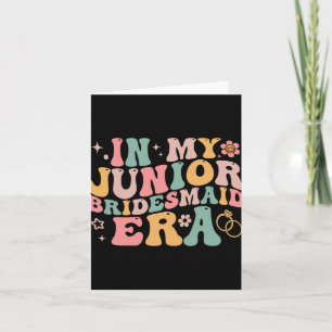 Tarjeta En mi niñera de novias Groovy Bride Boda E