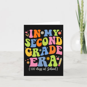 Tarjeta En Mi Segundo Grado 100 Días De Escuela