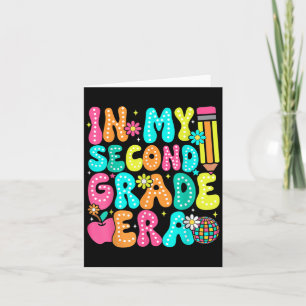 Tarjeta En mi segundo grado, los niños de segundo grado vu