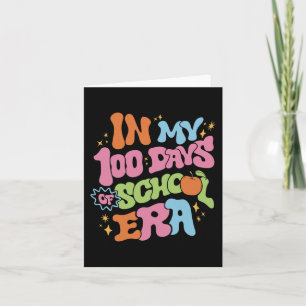 Tarjeta En Mis 100 Días De Enseñanza 100 Días