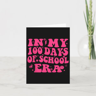 Tarjeta En Mis 100 Días De Enseñanza 100 Días