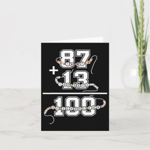 Tarjeta En Mis 100 Días Escolares 100 Días De Maestría B