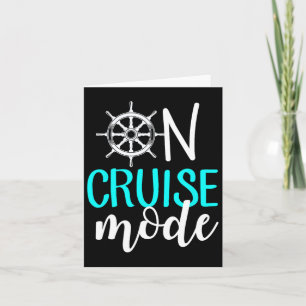 Tarjeta En Modo Crucero - Crucero de Impresión de Letras N