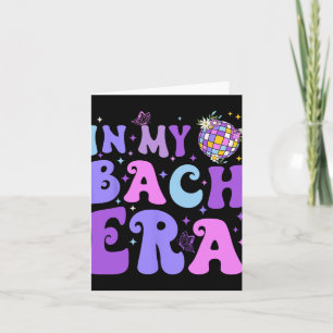 Tarjeta En My Bach Era Bach Tour Disco Bachelorette Bridal