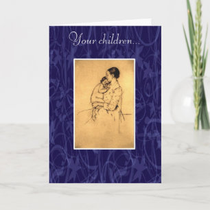 Tarjeta En niños de Kahlil Gibran