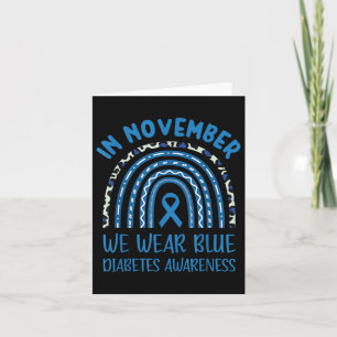 Tarjeta En Noviembre, Usamos Conciencia Sobre La Diabetes
