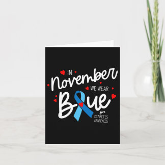 Tarjeta En Noviembre Usamos Diabetes De Guerrero Con Diabe