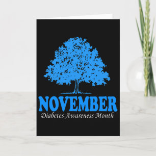 Tarjeta En Noviembre Usamos La Calabaza Azul Diabetes Awar