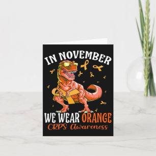 Tarjeta En Noviembre Usamos La Conciencia De Cinta Naranja