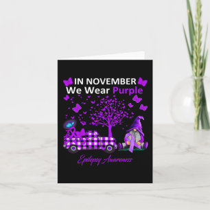 Tarjeta En Noviembre Usamos Un Regalo De Concienciación So