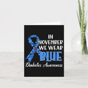 Tarjeta En Noviembre Vivimos La Conciencia De La Diabetes 