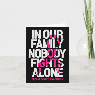 Tarjeta En nuestra familia nadie lucha solo contra el cánc