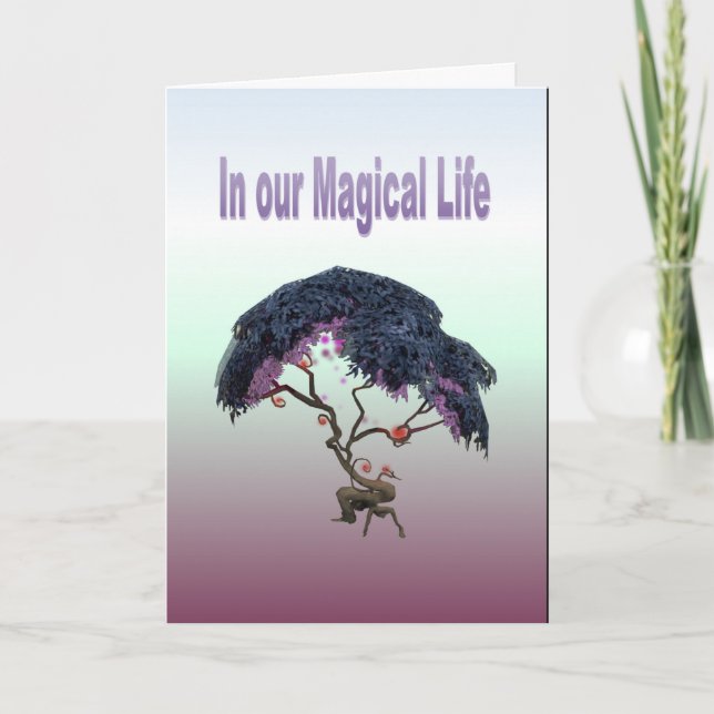 Tarjeta En nuestra vida mágica (Anverso)