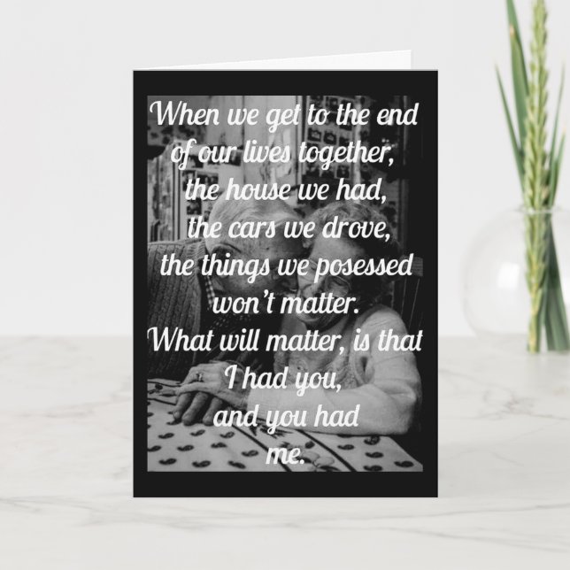 TARJETA EN NUESTRO **10º ANIVERSARIO BODA CON AMOR (Anverso)