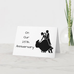 TARJETA EN NUESTRO **25º** ANIVERSARIO ***BAILEMOS***