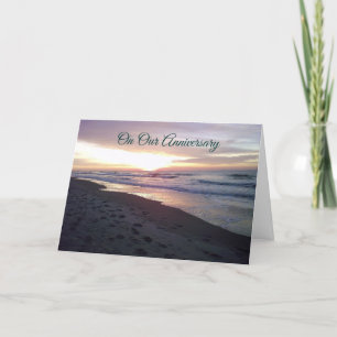 TARJETA EN NUESTRO ANIVERSARIO AMOR "TU"/ SOLO TU ATARDECE
