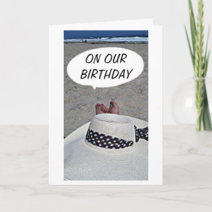TARJETA EN "NUESTRO CUMPLEAÑOS" ESPERANZA QUE SE DIVERSEN