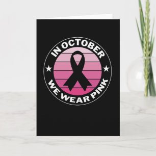 Tarjeta En Octubre Nos Vestimos de Rosa por la Conciencia