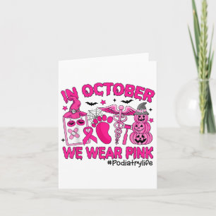 Tarjeta En Octubre Nosotros Usamos Nk Diatry Vida Cáncer D