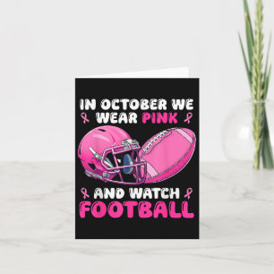 Tarjeta En Octubre Usamos Awa El Cáncer De Mama De Fútbol