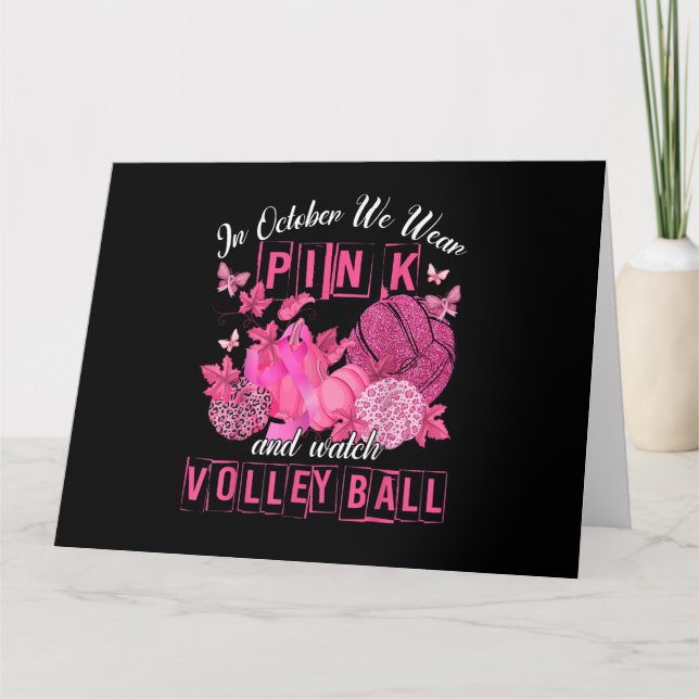 Tarjeta En Octubre Usamos El Rosa Y Vemos Las Zonas De Vol (Anverso)