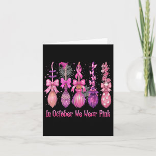 Tarjeta En Octubre Usamos Halloween Brea De Bruja Rosa