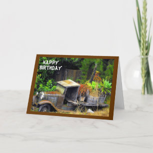 Tarjeta En paz, Kula Hawaii, viejo camión feliz Bir