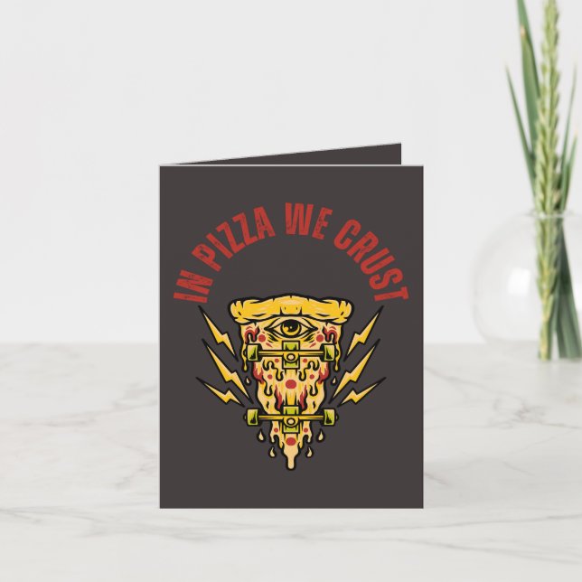Tarjeta En Pizza Corremos (Anverso)